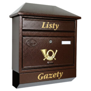Skrzynka na listy MEGA – Brązowy