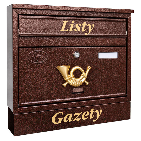 Skrzynka na listy Boxina XL – Brązowy